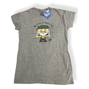 Funko Pop Harry Potter Albus Dumbledore Fitted‎ Gray T Shirt Size L Y2K Fandom